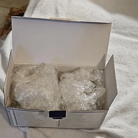 Keltum Table Talks Water Crystalline Glass 2-Piece Set Lead Free Dishwasher Safe - Picture 14 of 15